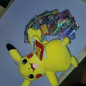 Pikachu Plush With Pokemon Ex Bulk